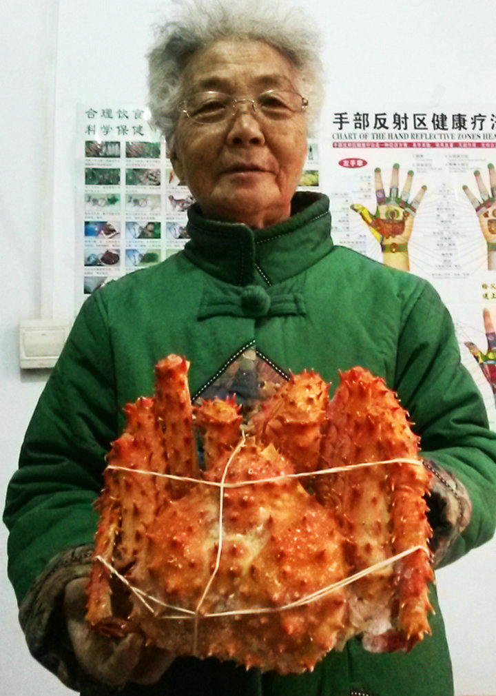 春节的霸王蟹，2014年1月31日