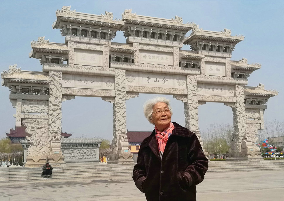 德州金山寺，烧香遛狗找饭辙 2017年4月2日