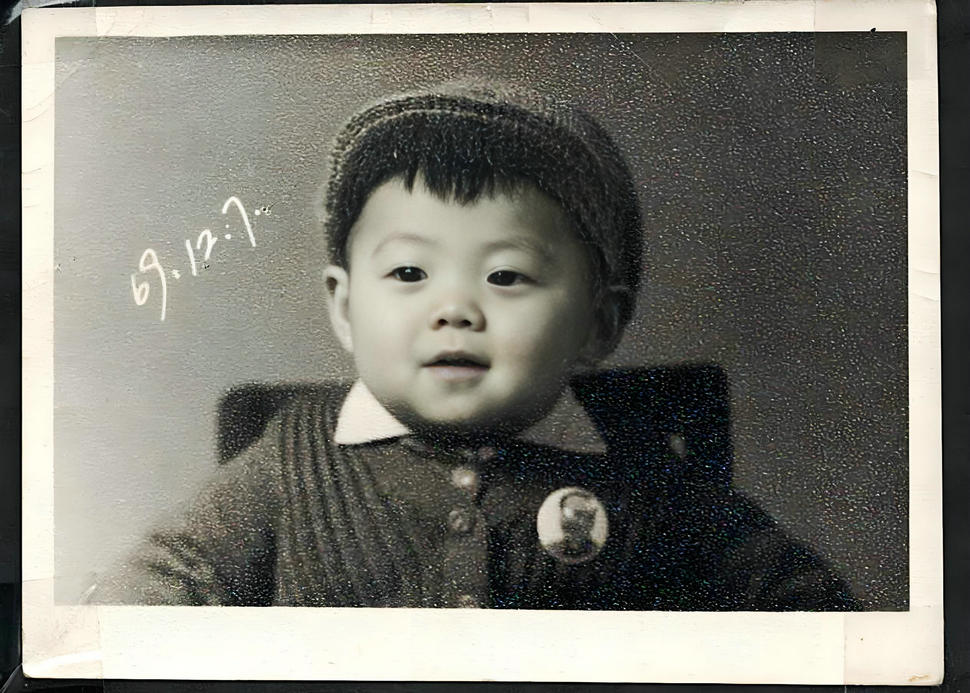 一岁半的大胖儿子，1969